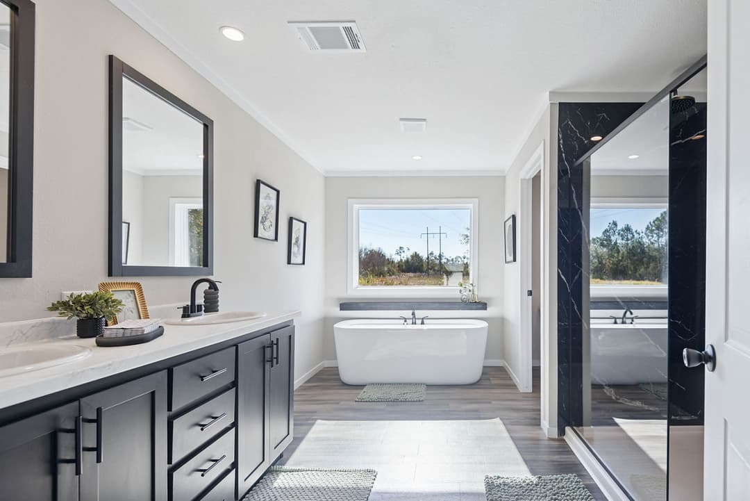 The drago bathroom home features