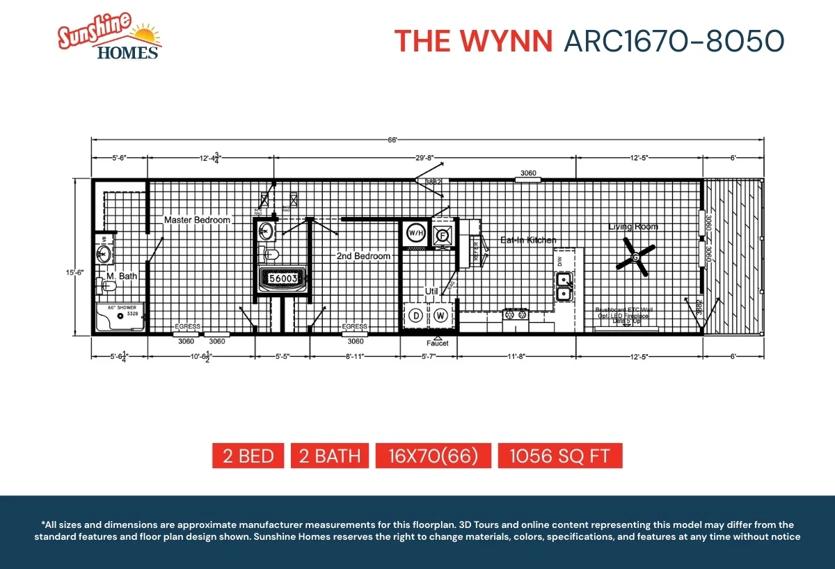 Arc1670-8050 floor plan home features