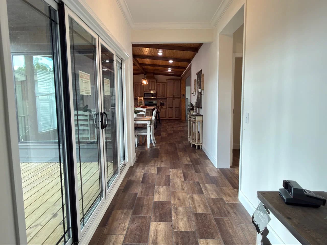 Orchard house (porch) interior home features