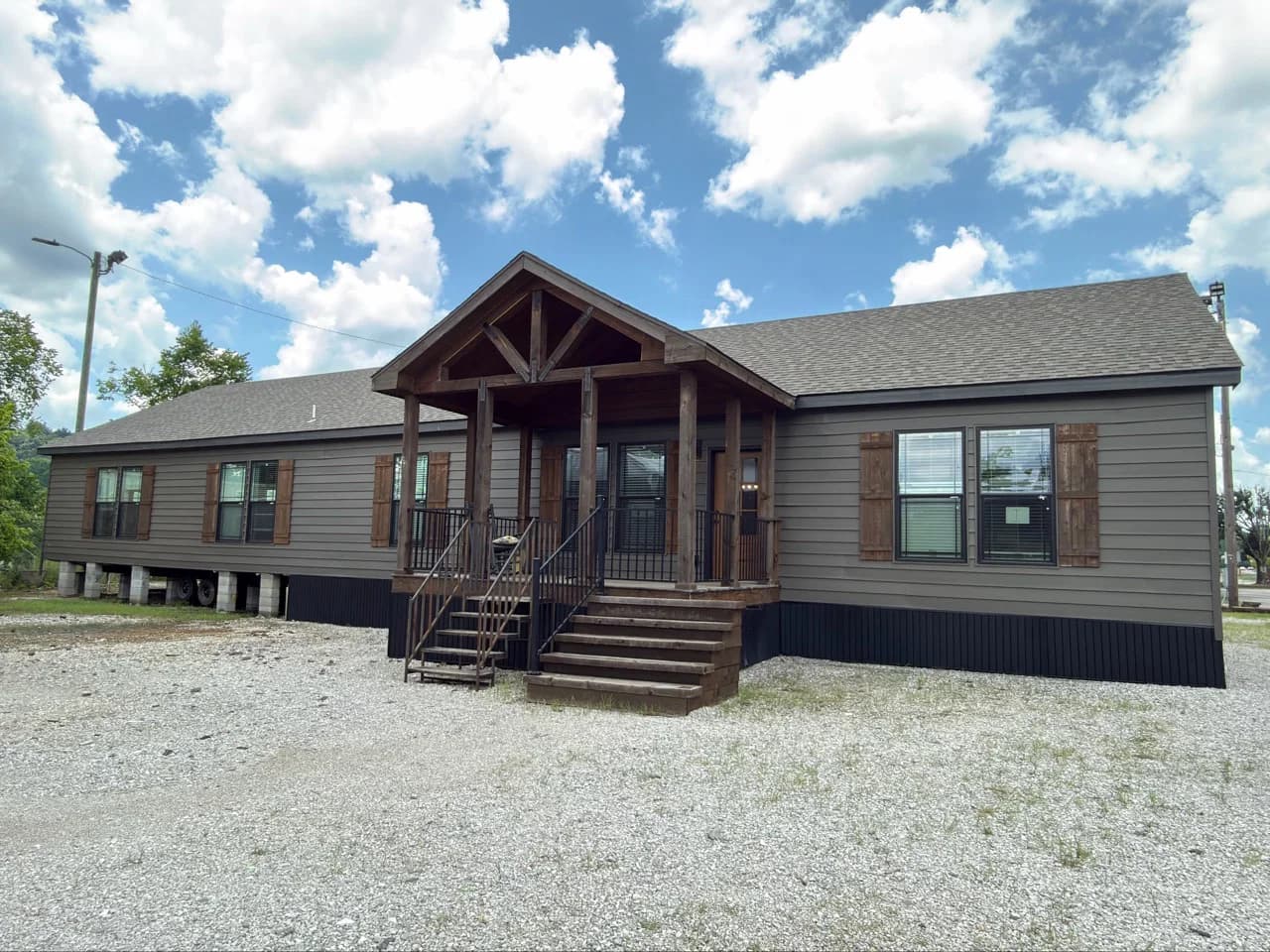 Orchard house (porch) hero, elevation, and exterior home features