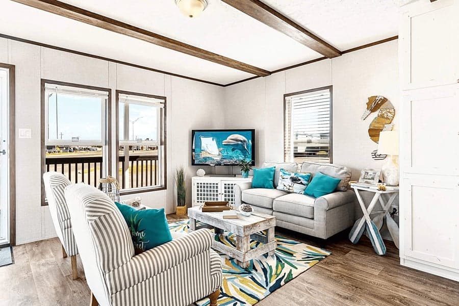 Sunset interior home features