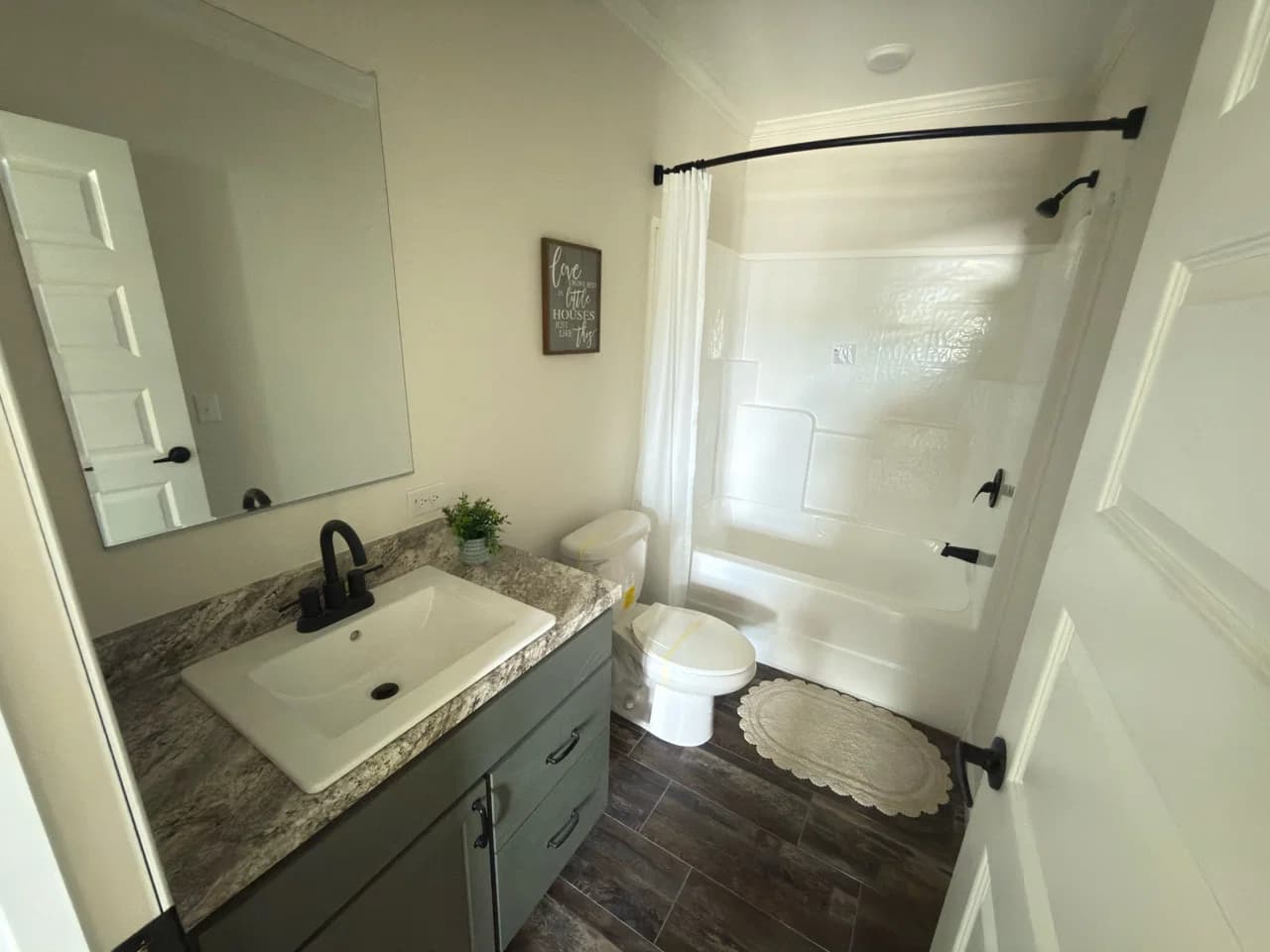 Orchard house bathroom home features