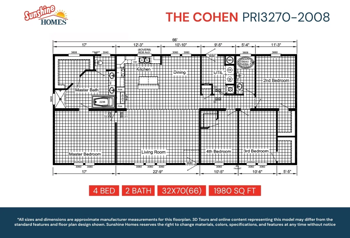 Pri3270-2008 floor plan home features