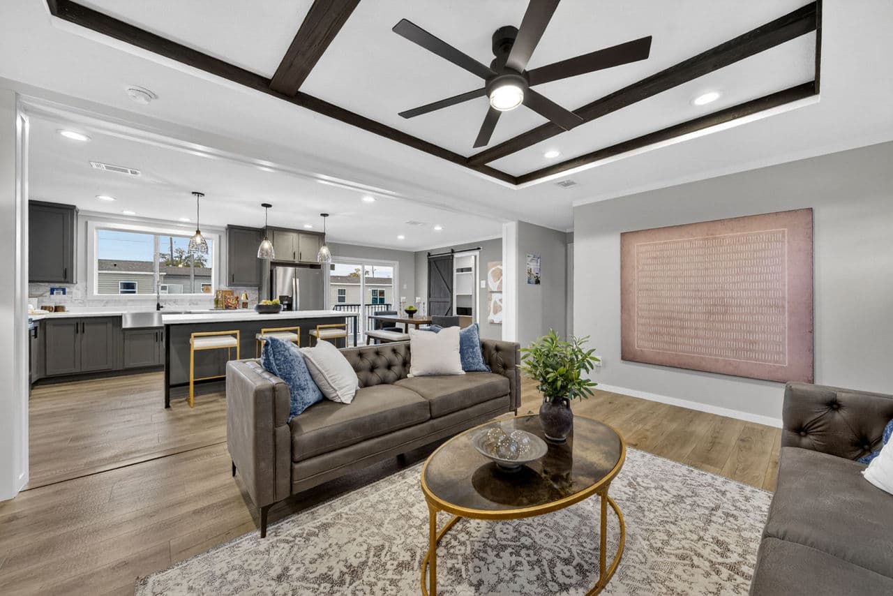 Burrow interior home features