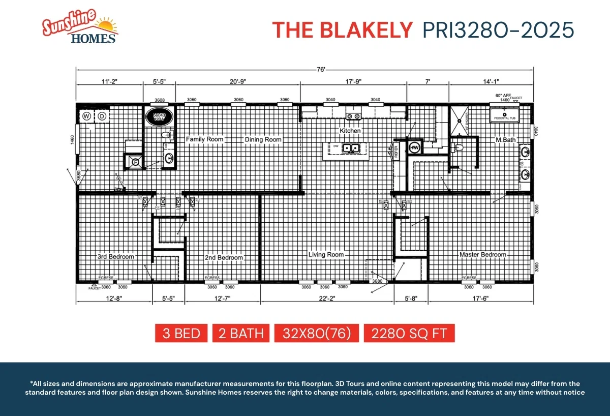 Pri3280-2025 floor plan home features