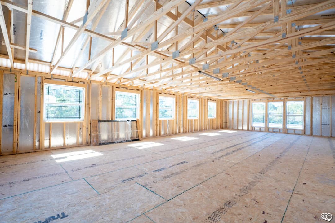 The barndominium 2 interior home features