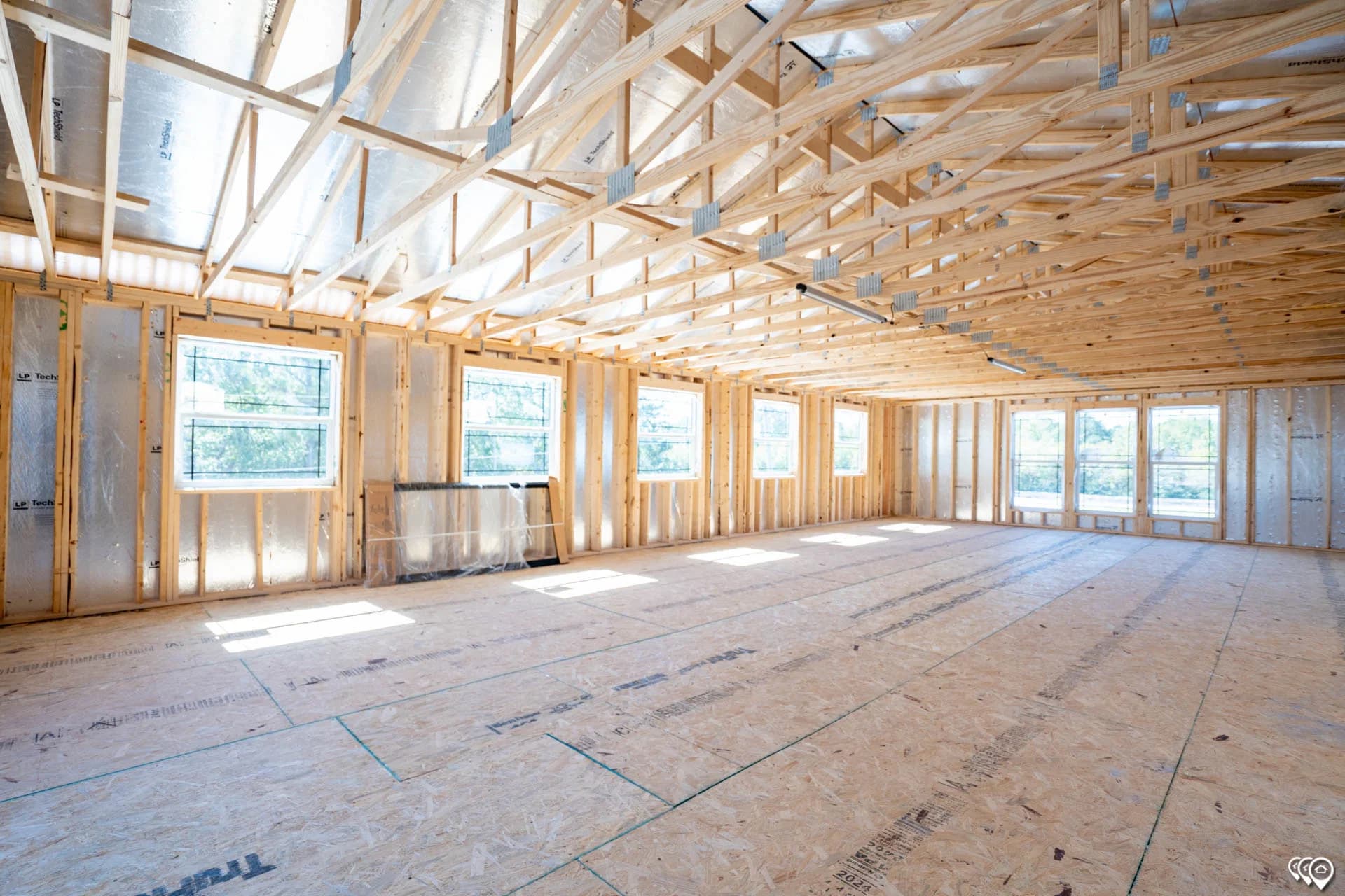 The barndominium 2 interior home features