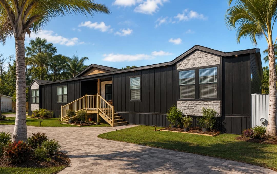 The bethel elevation and exterior home features
