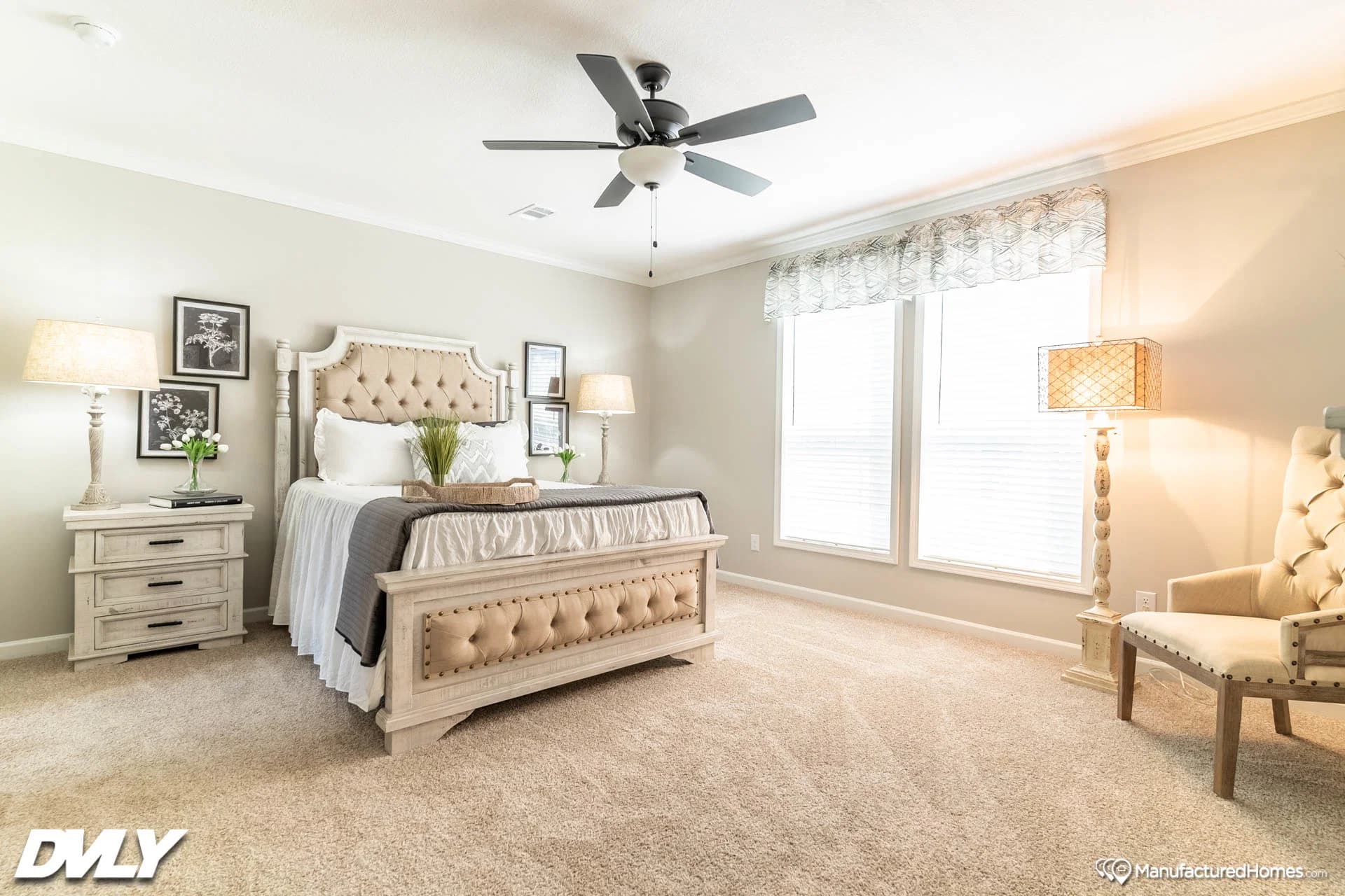 The oasis bedroom home features