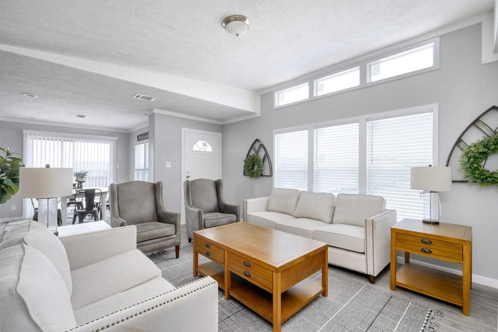 Woodland interior home features