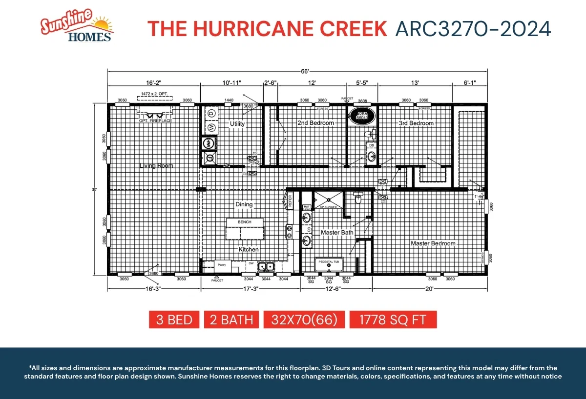 Arc3270-2024 floor plan home features