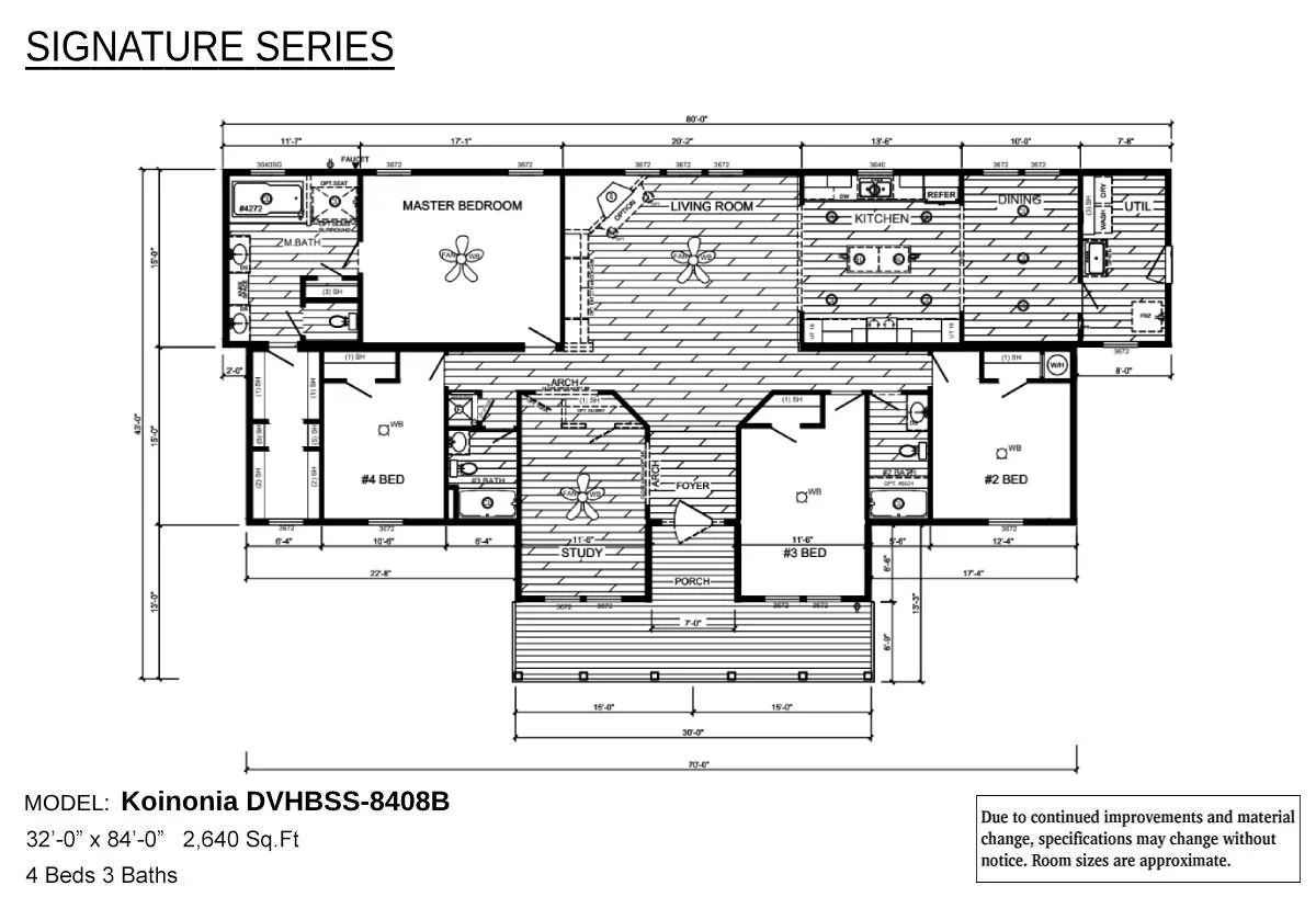 Koinonia b floor plan home features