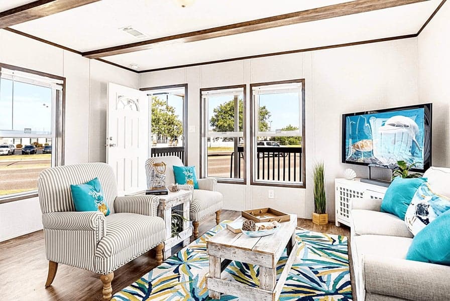 Sunset interior home features