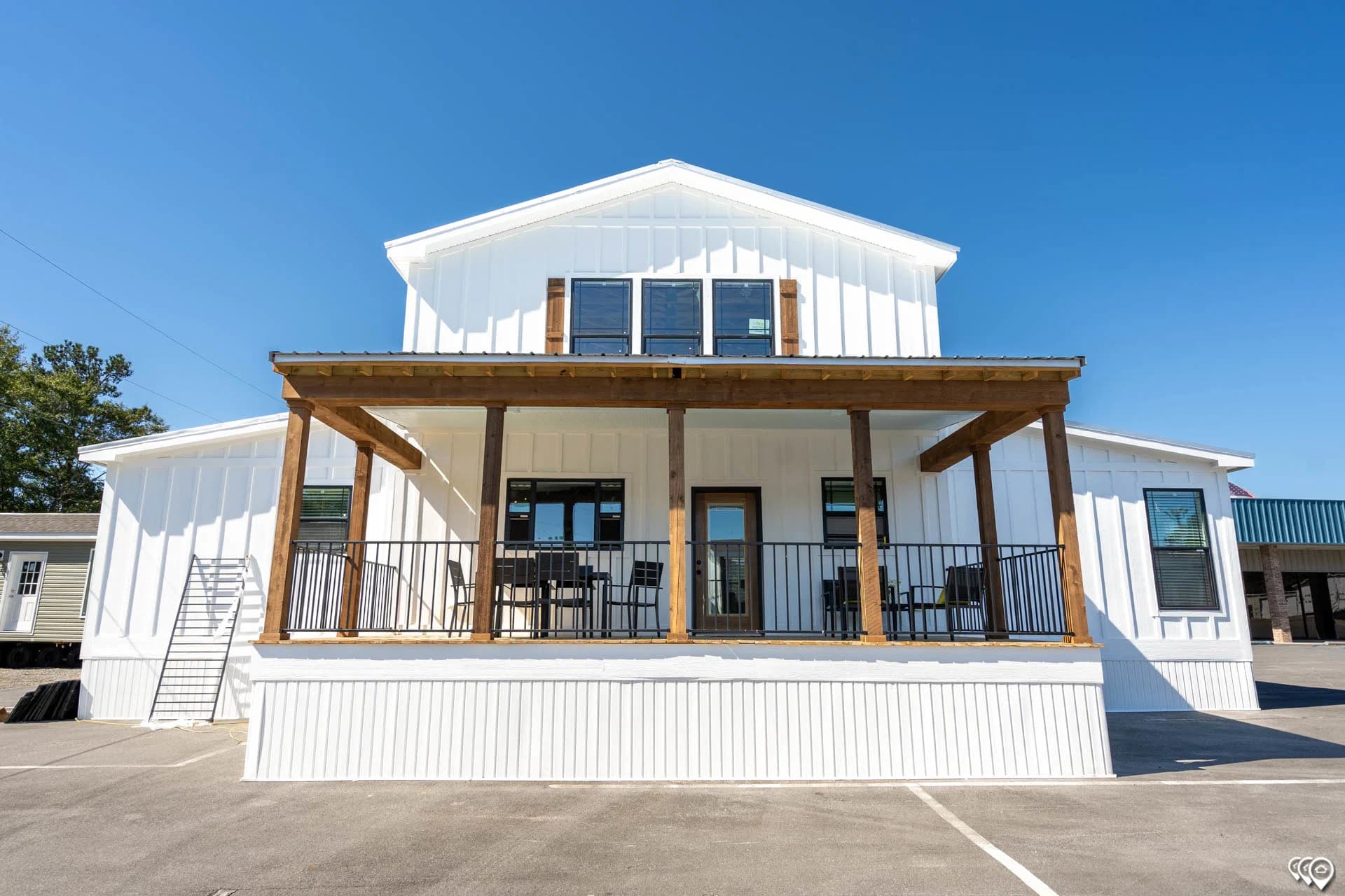 The barndominium 2 exterior home features