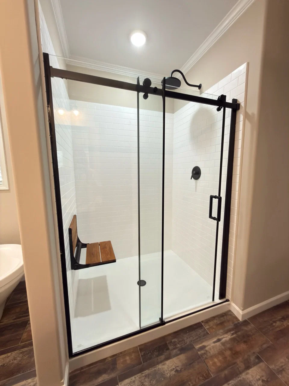 The taylor  bathroom home features