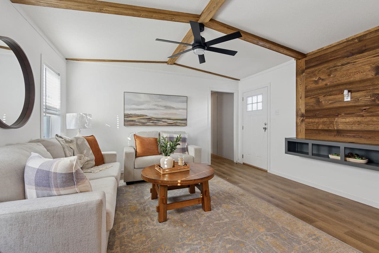 The abita interior home features