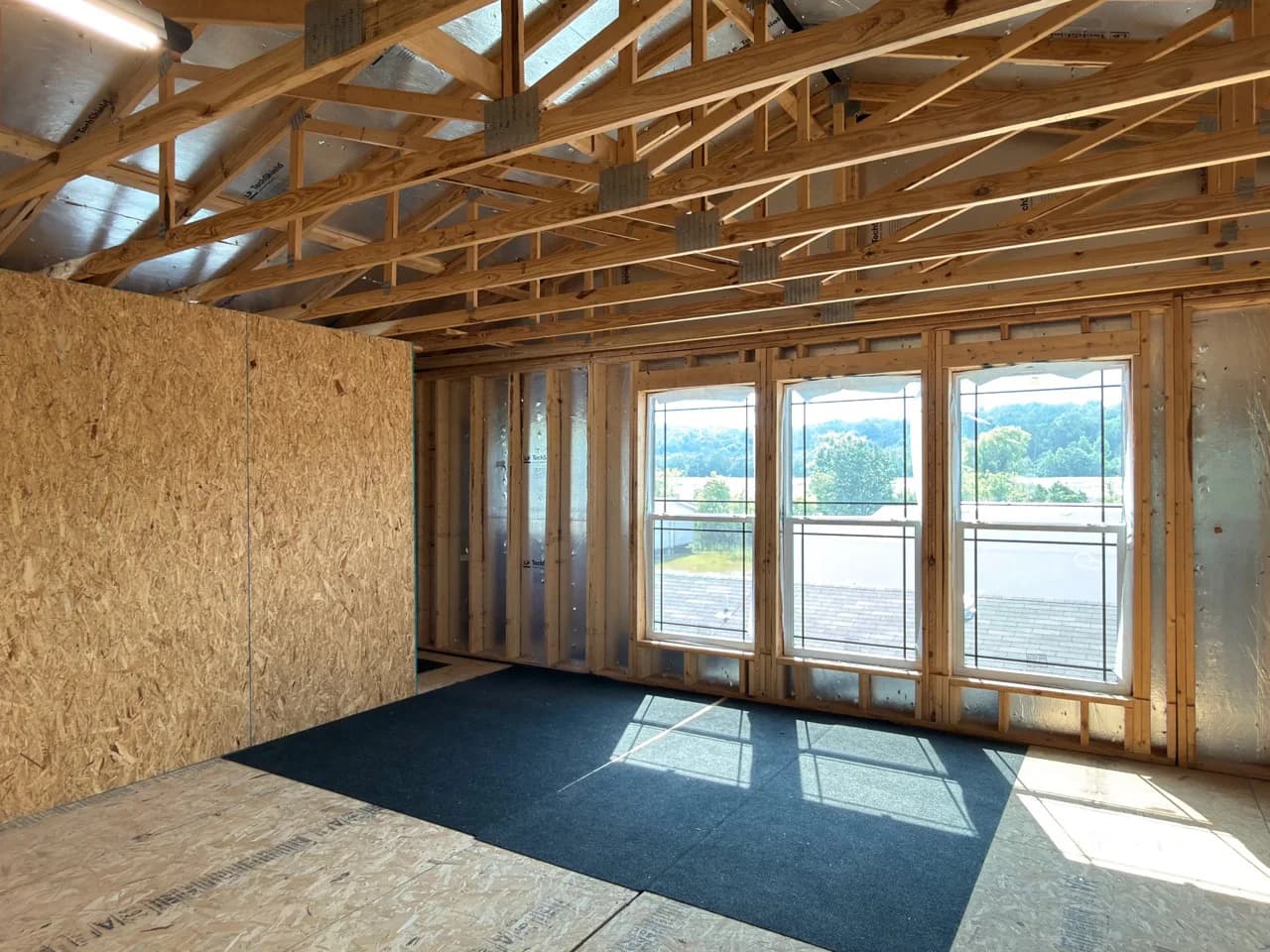 The barndominium 2 interior home features