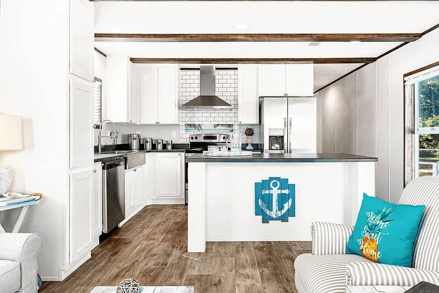Sunset kitchen home features