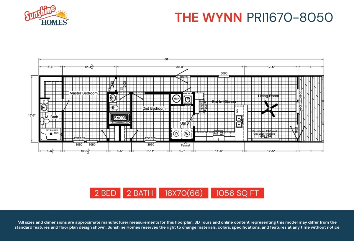 Pri1670-8050 floor plan home features