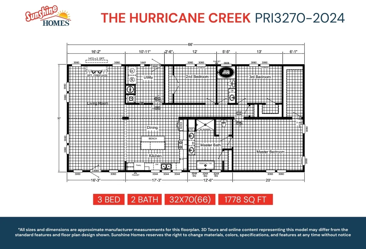 Pri3270-2024 floor plan home features