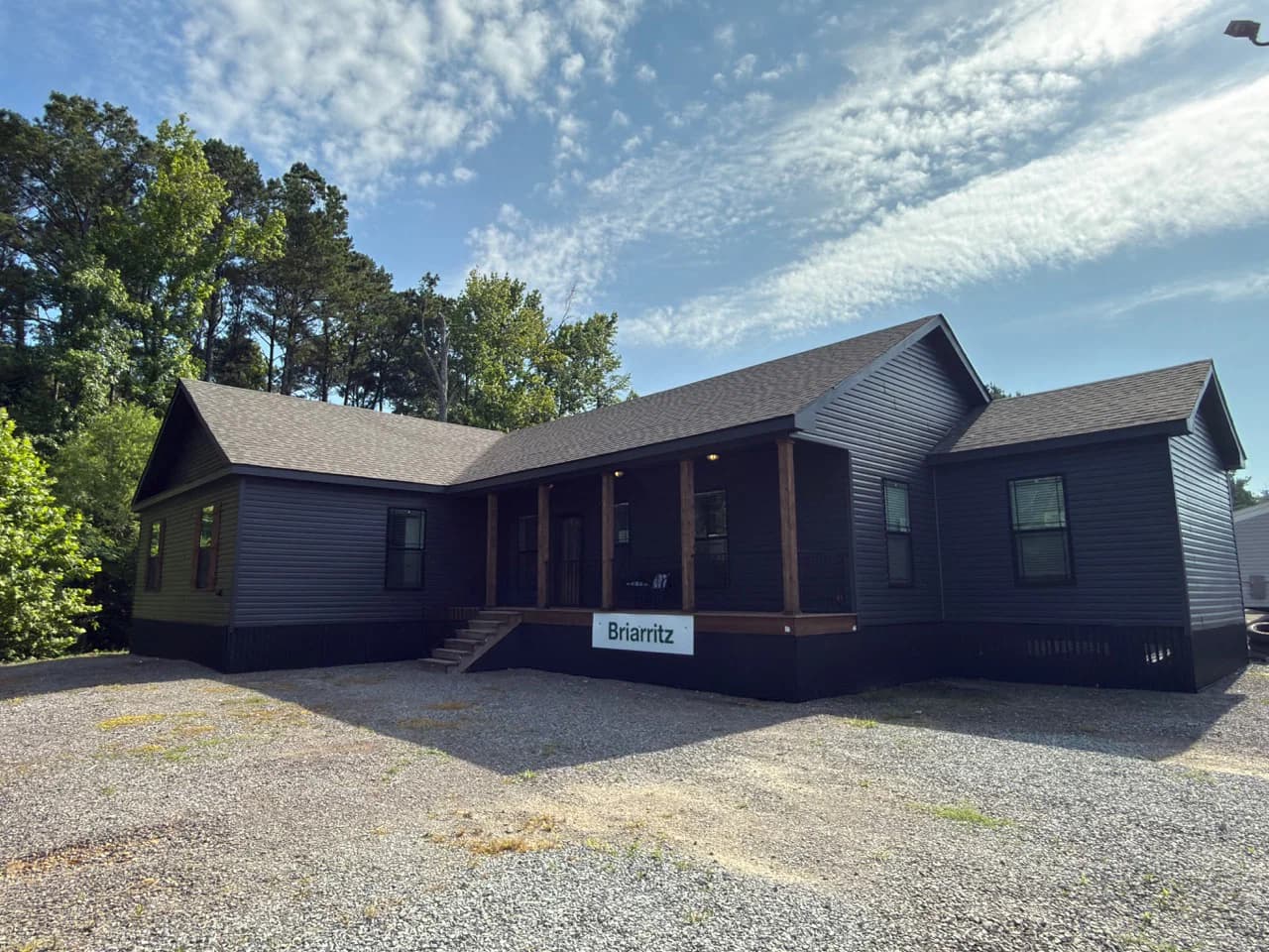 Briarritz b elevation and exterior home features