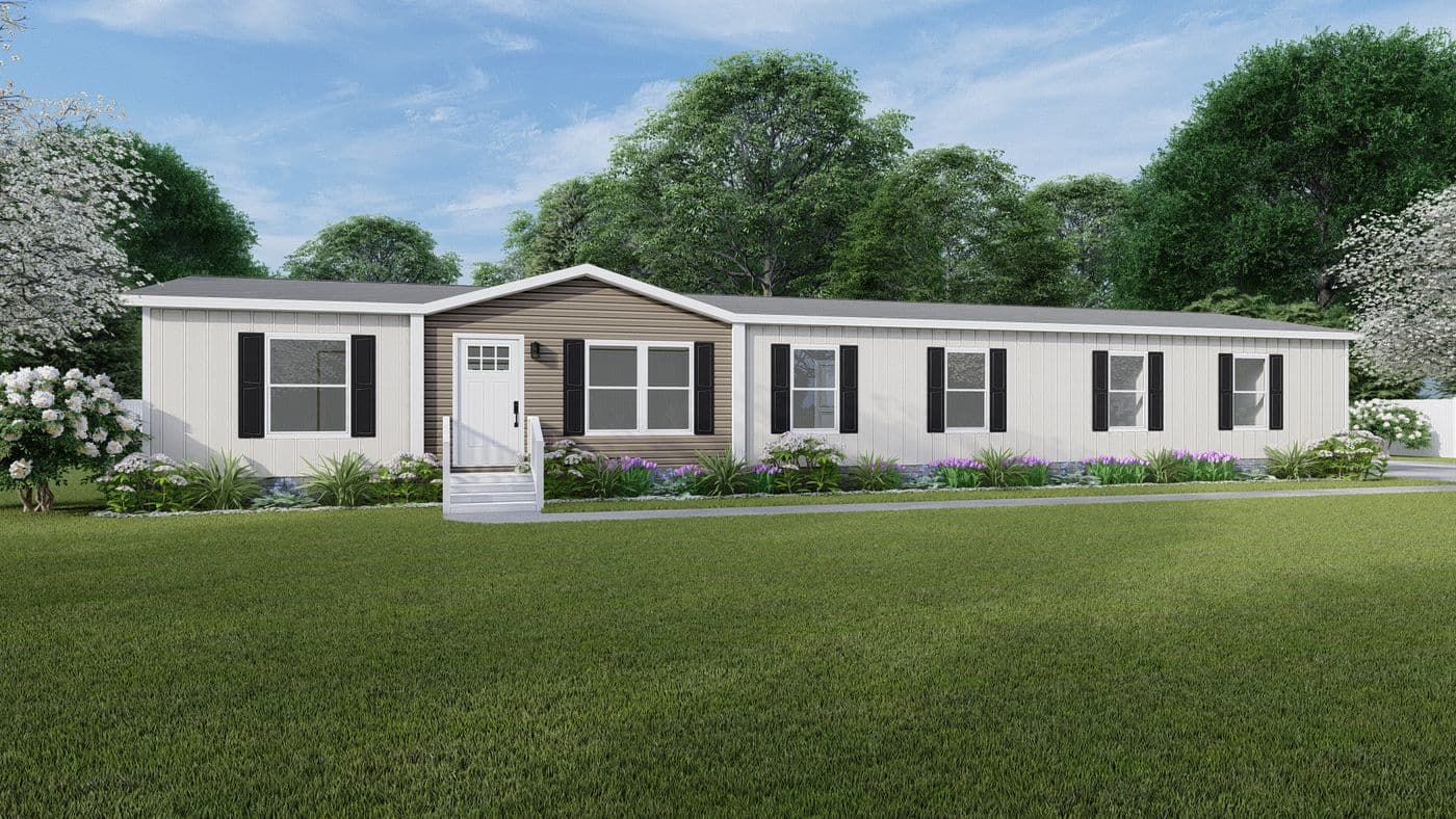 Snowcap hero, elevation, and exterior home features