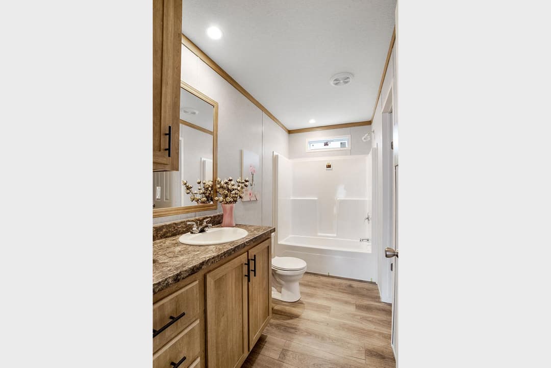 The dauphine bathroom home features