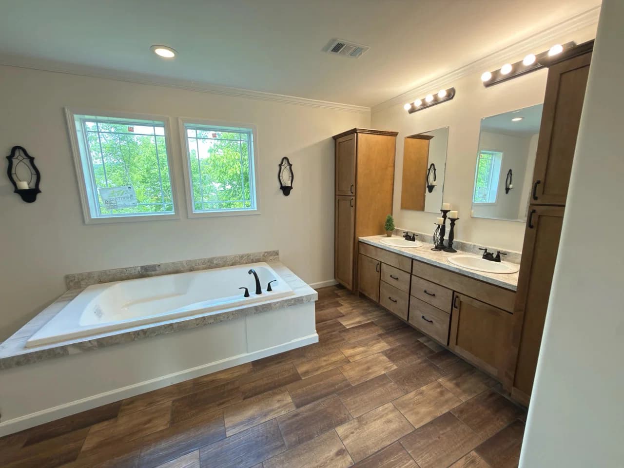 The zemira bathroom home features