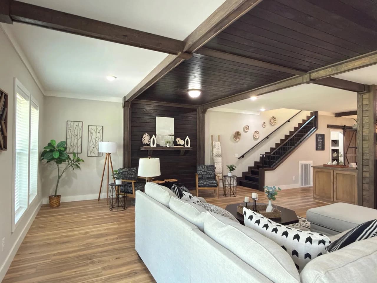 The barndominium 2 interior home features