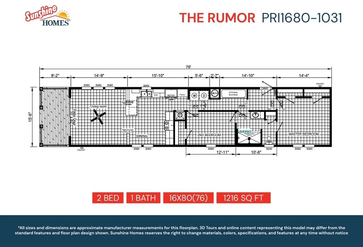 Pri1680-1031 floor plan home features