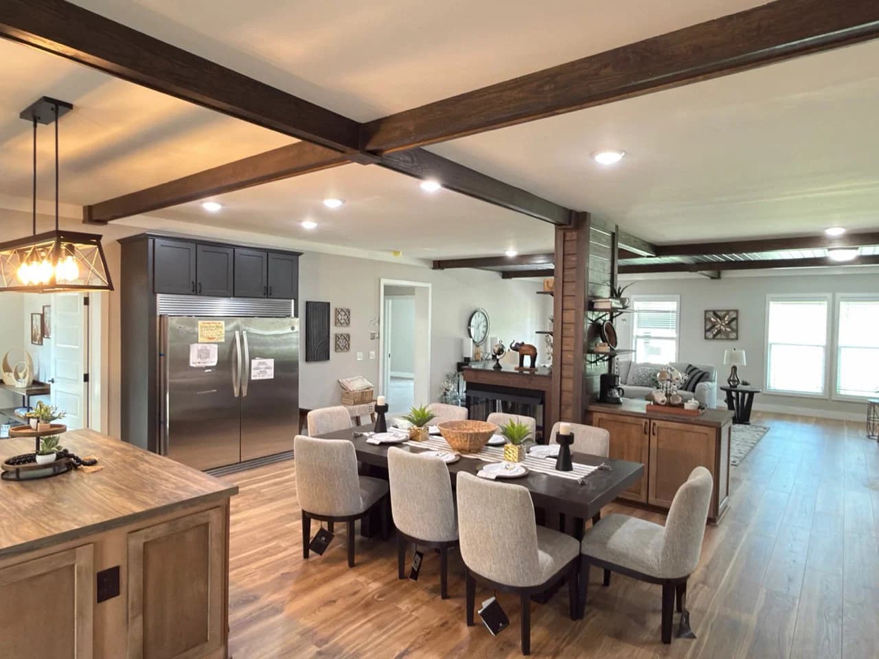 The barndominium 2 interior home features