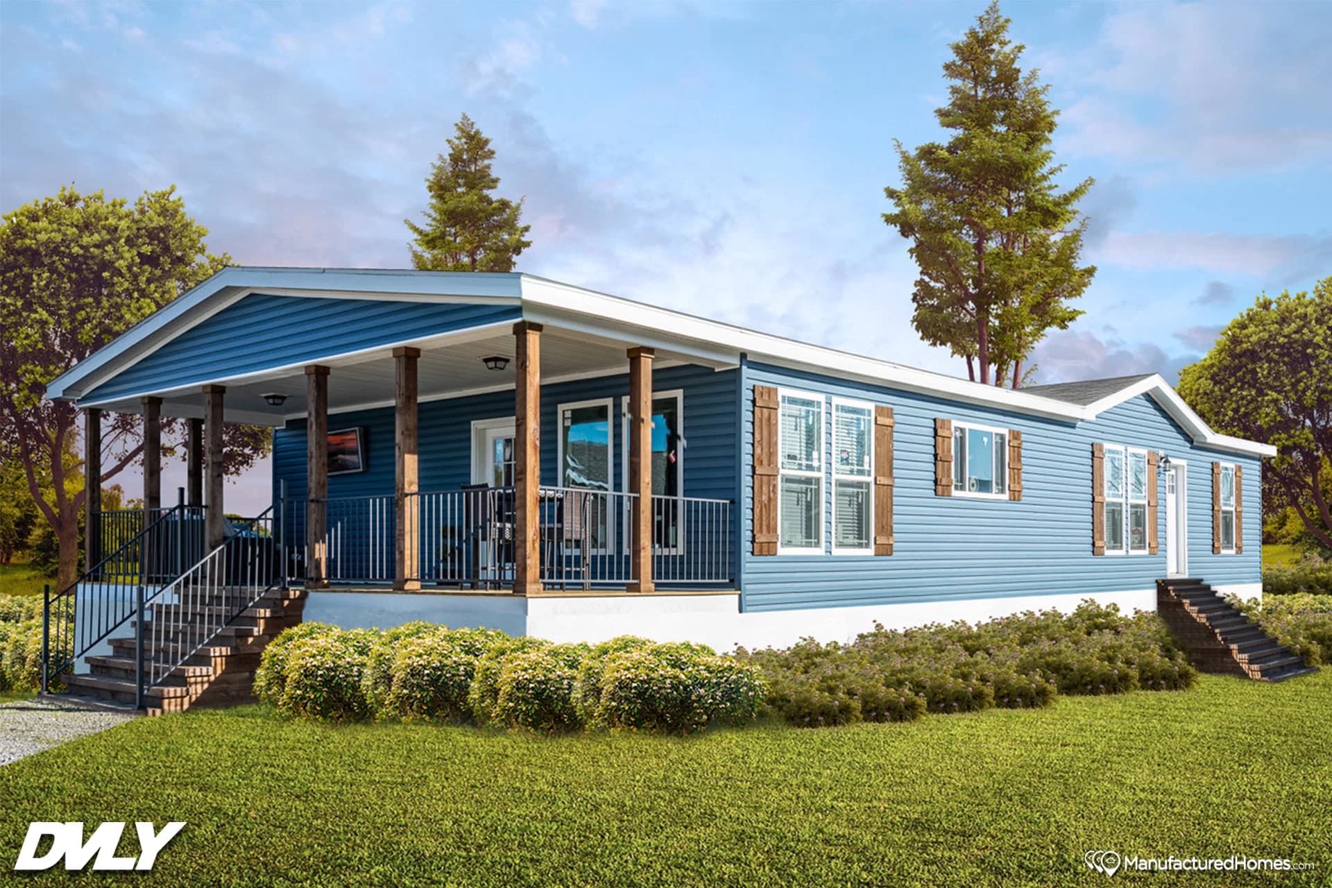 The shiloh  elevation and hero home features