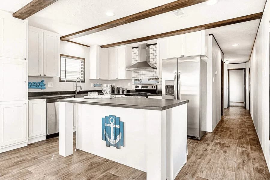Sunset kitchen home features