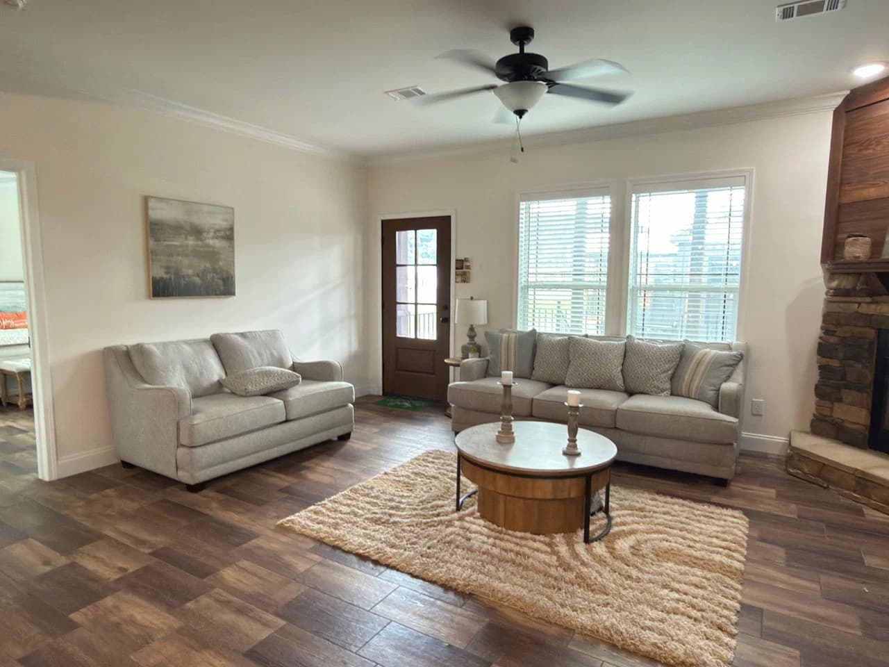 Orchard house (porch) interior home features