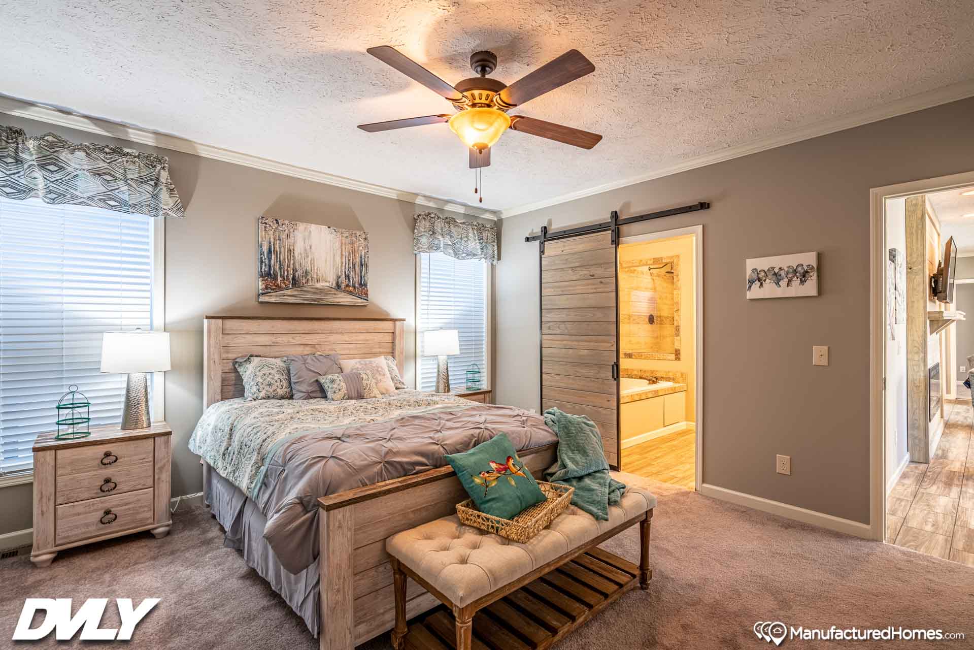 The shiloh  bedroom home features