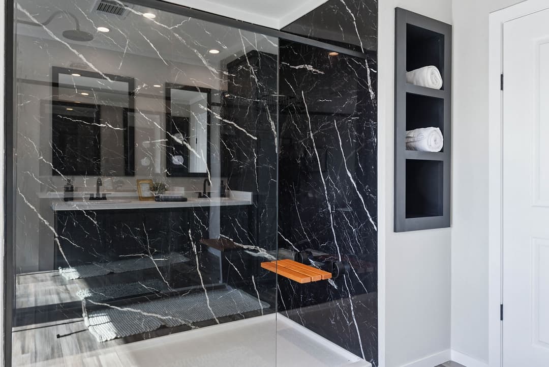 The drago bathroom home features