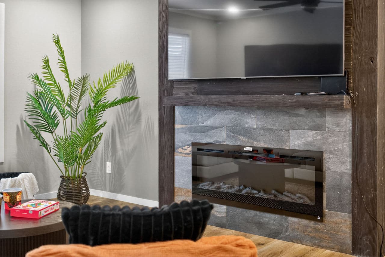 Burrow interior home features
