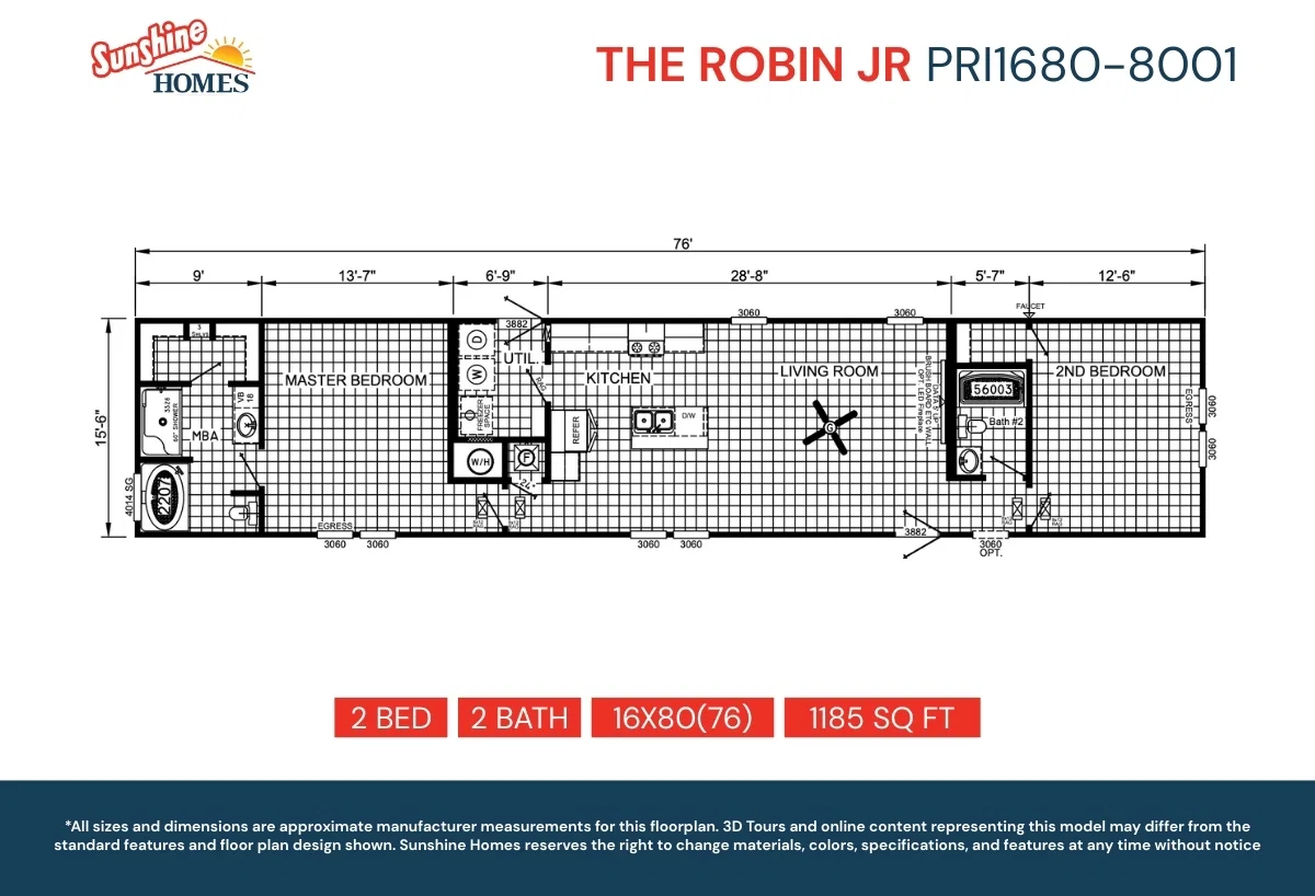 Pri1680-8001 floor plan home features