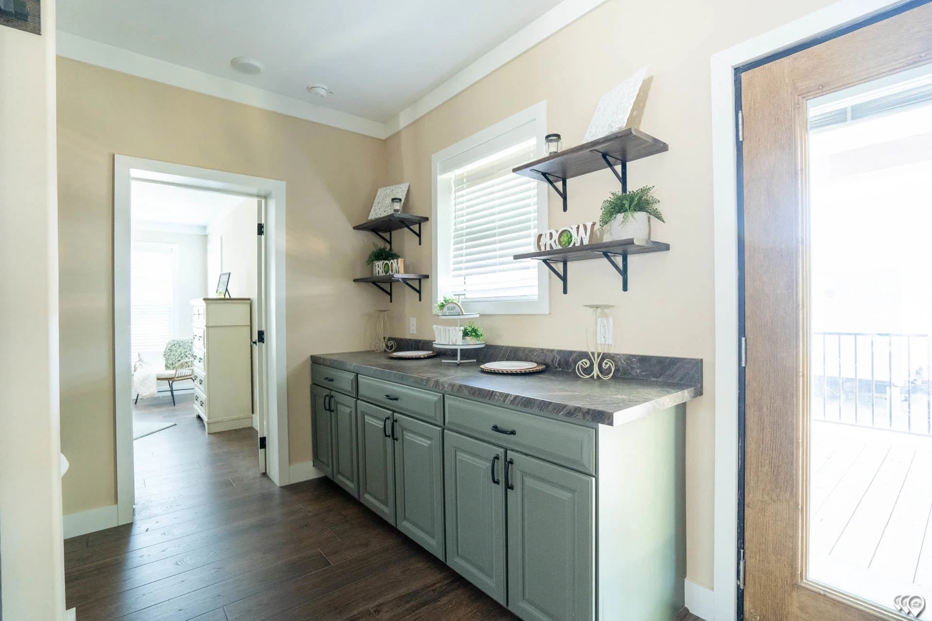 The barndominium 2 interior home features
