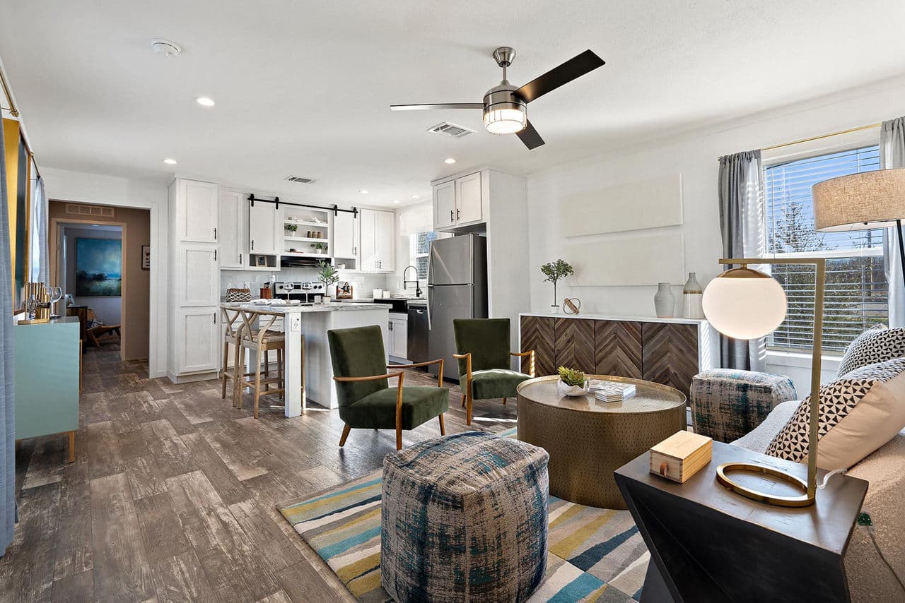 The sabine interior home features