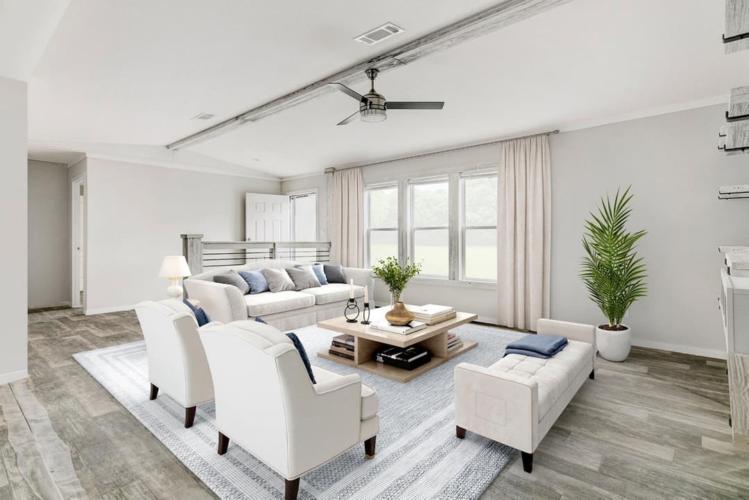 The cajun interior home features