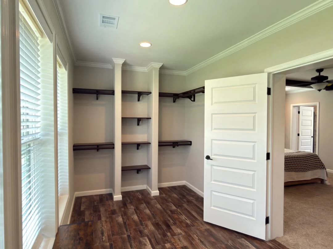 The woodside c interior home features