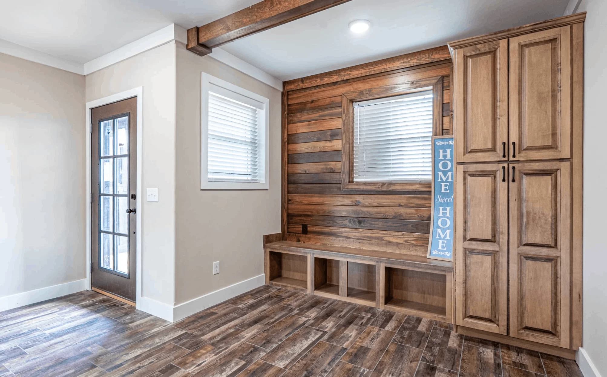 The old hay barn interior home features