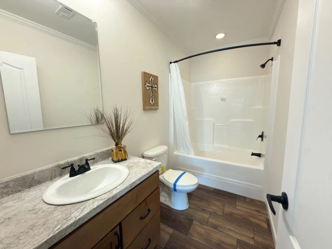 The zemira bathroom home features