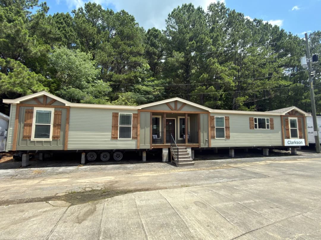 The clarkson elevation, exterior, and hero home features