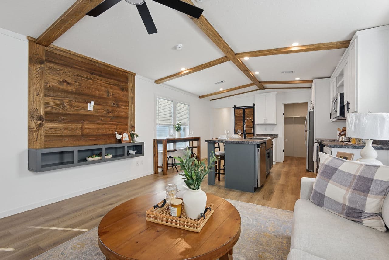 The abita interior home features