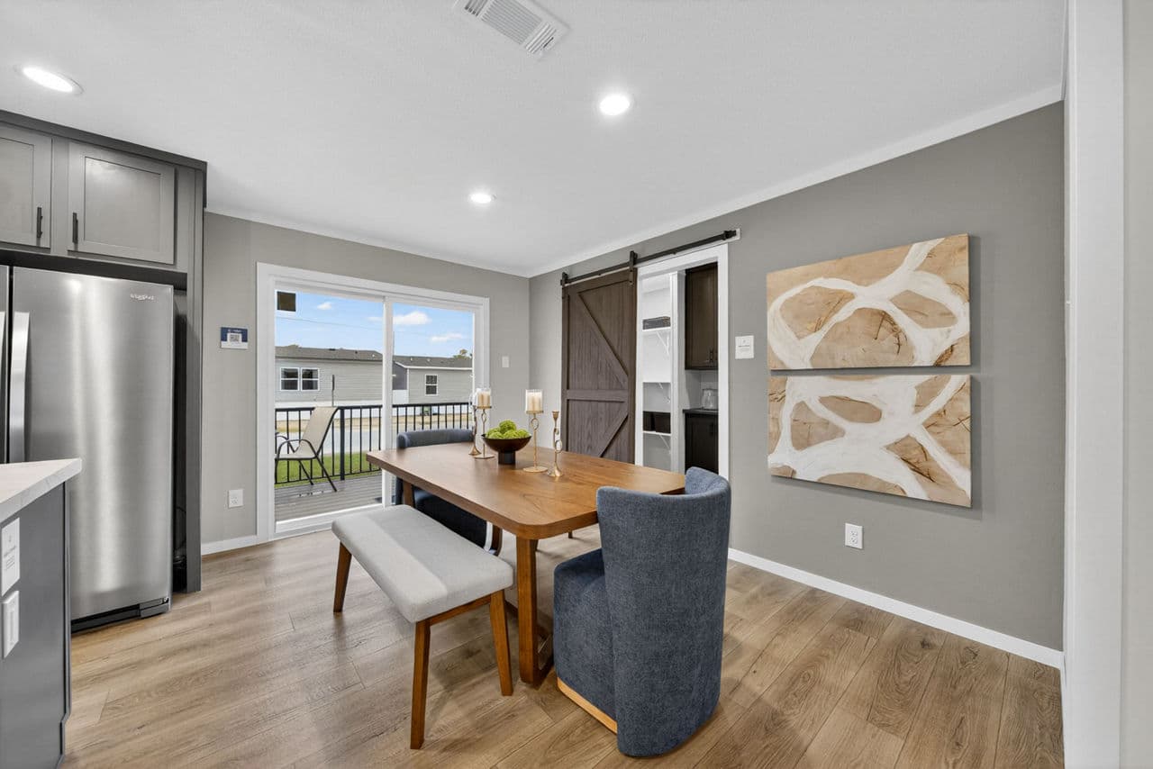 Burrow interior home features