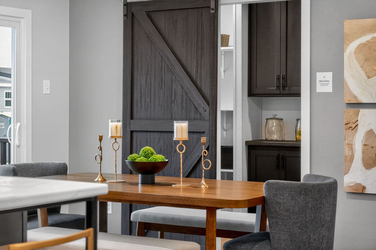 Burrow interior home features