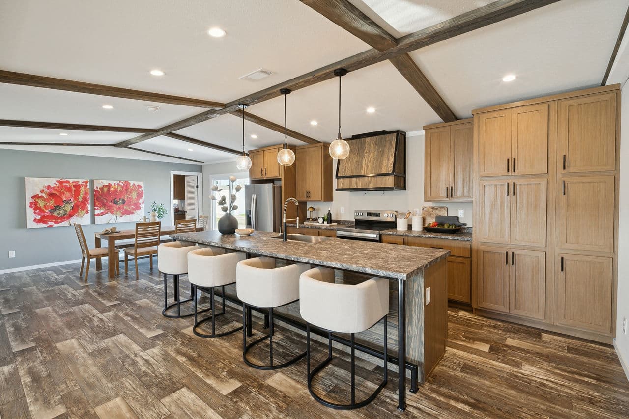 Creole 3 bedroom kitchen home features