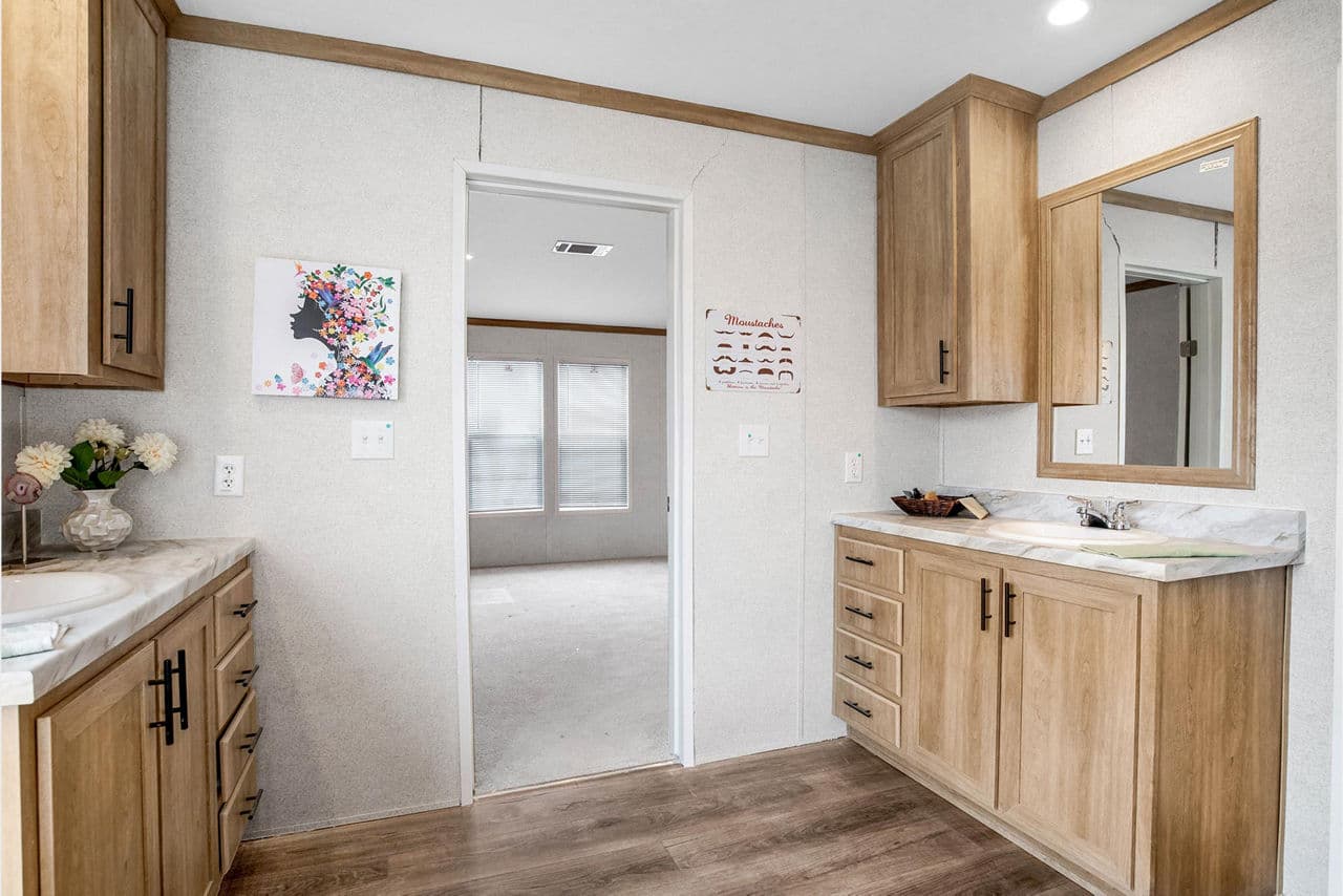 The dauphine bathroom home features